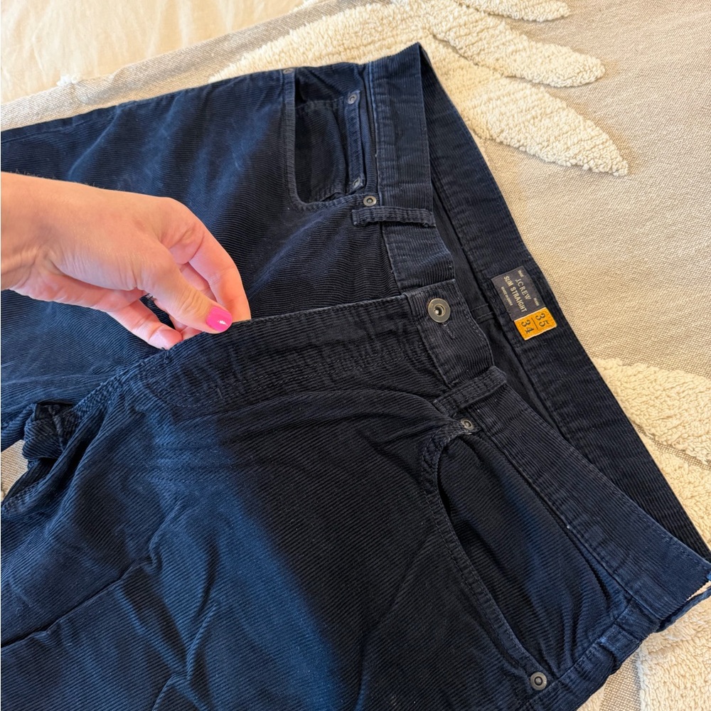 Men’s Navy Corduroy Jeans
